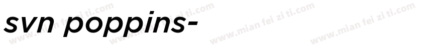 svn poppins字体转换